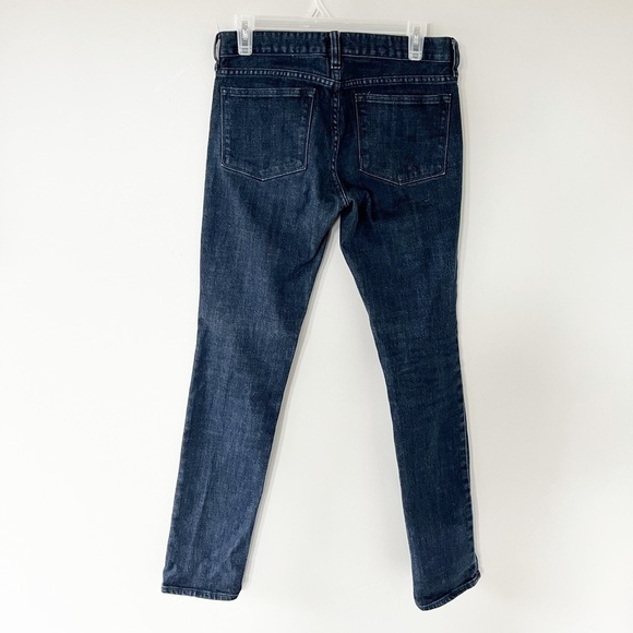 J. Crew factory stretch toothpick skinny jeans dark size 27 - Picture 2 of 7